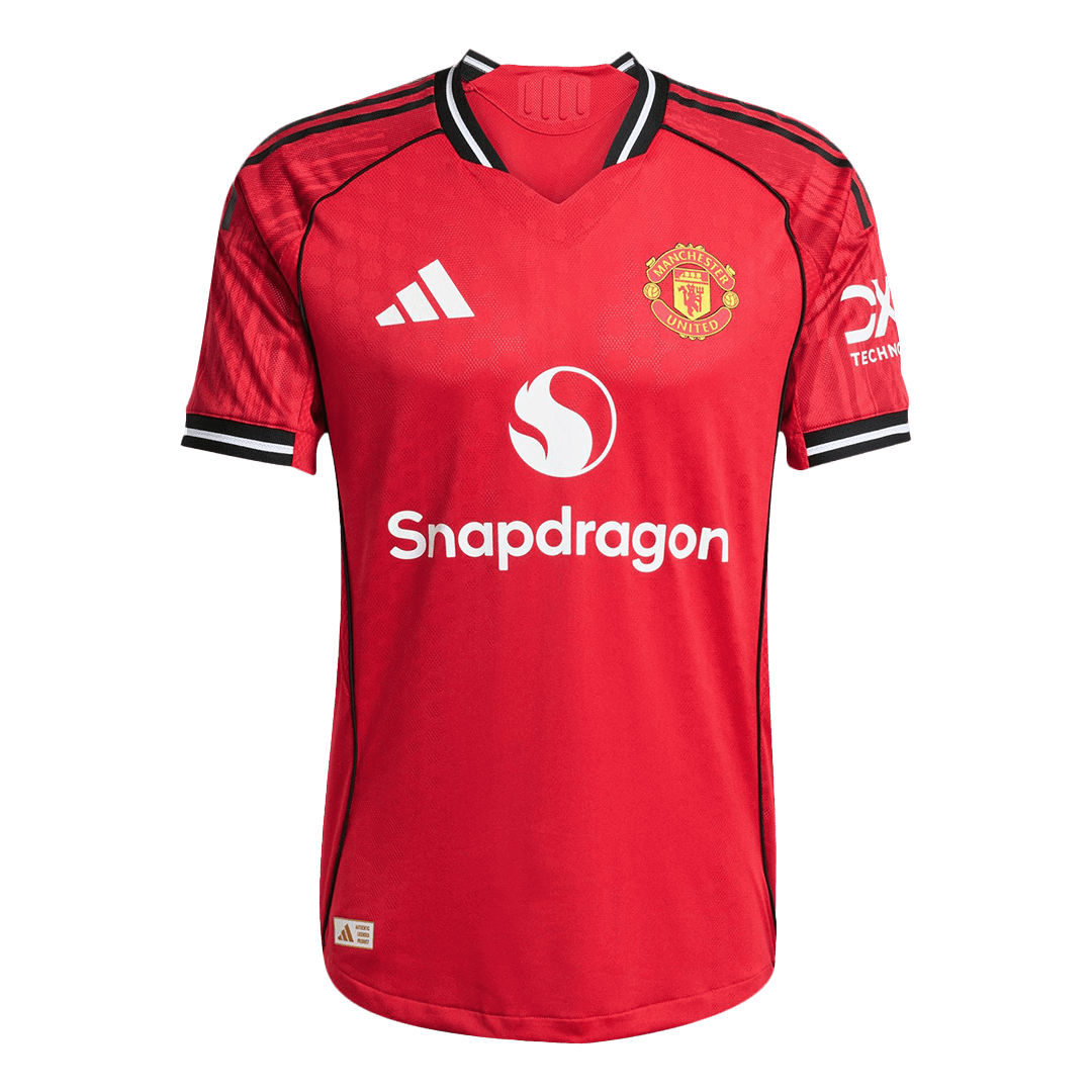 ŠEŠKO #30 Authentic Manchester United Home Soccer Jersey 2025/26 Red