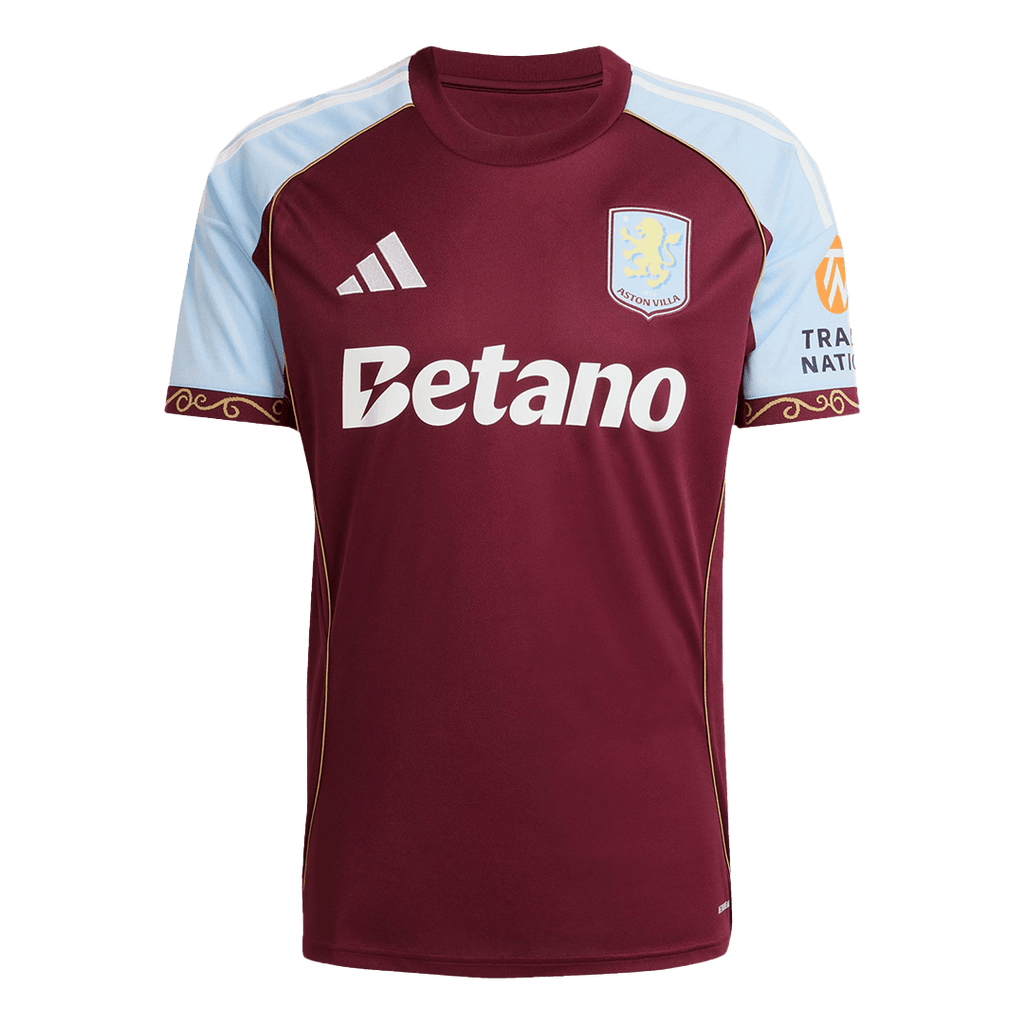Aston Villa Home Soccer Jersey 2025/26 - Football Shirt | SmartJerseys | Official Quality