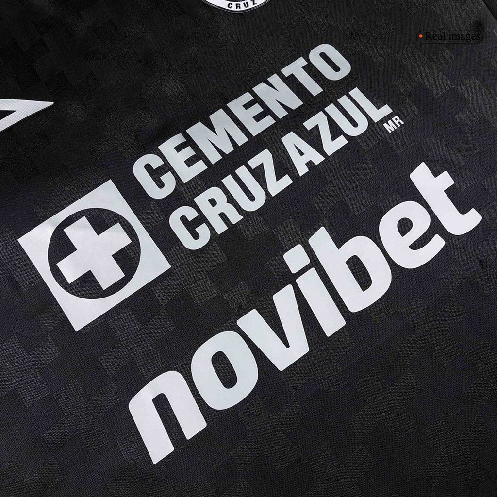 Camiseta de fútbol de tercera edición de Cruz Azul 25/26, versión de jugador, color negro