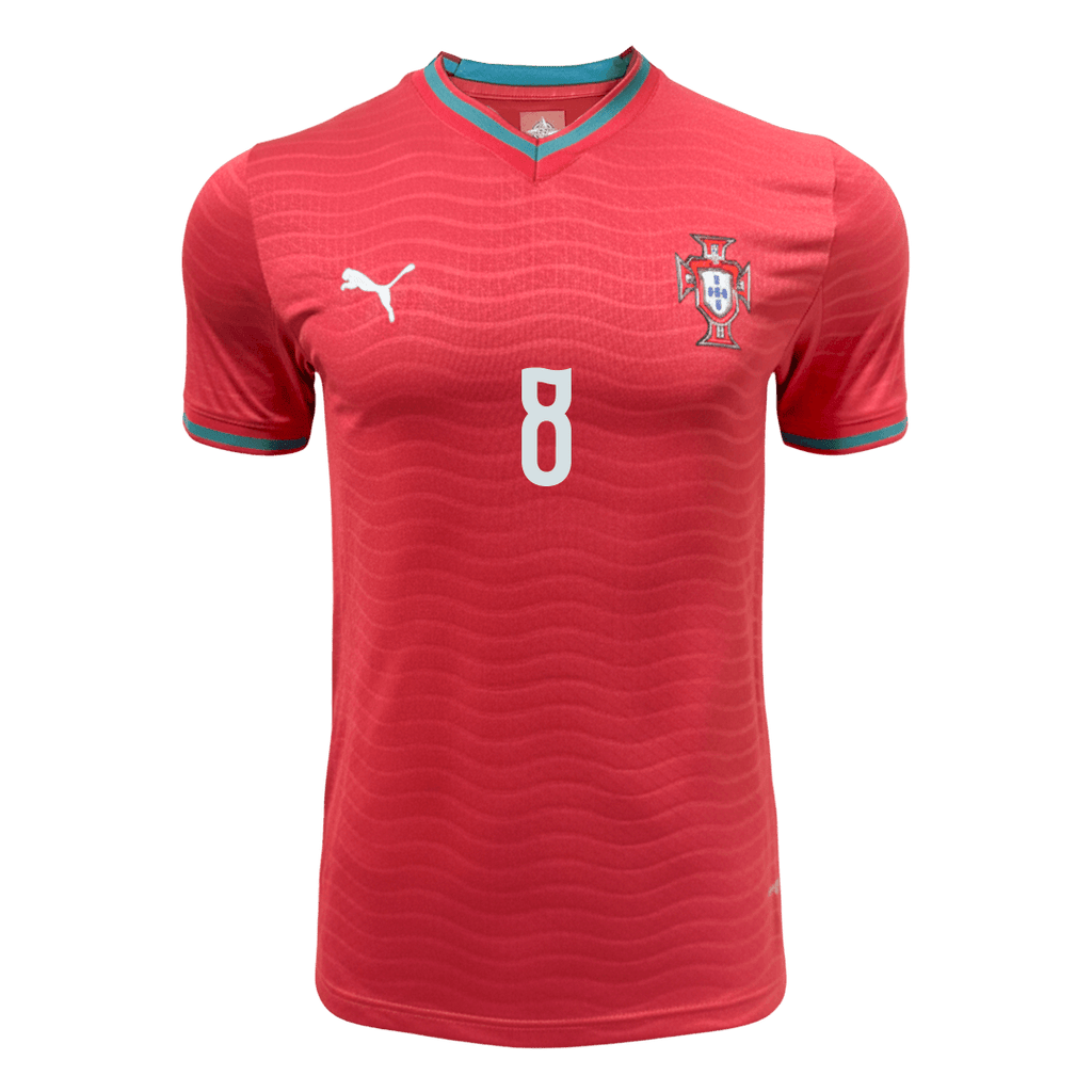 Portugal B.FERNANDES #8 Home Soccer Jersey Authentic 2026
