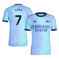 Arsenal SAKA #7 Third Away Soccer Jersey Authentic 2024/25 - Football Shirt | SmartJerseys | Official Quality