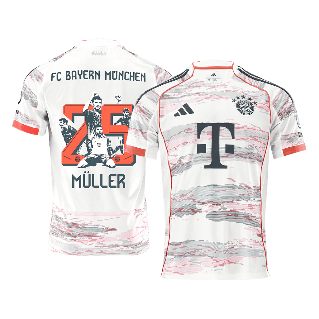 Bayern Munich MÜLLER Special #25 Away Soccer Jersey 2025/26 - Special - Football Shirt | SmartJerseys | Official Quality
