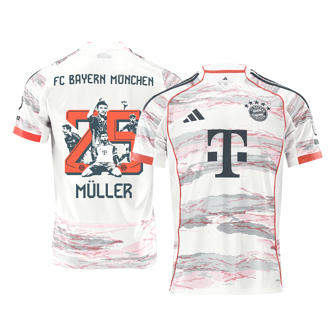 Bayern Munich MÜLLER Special #25 Away Soccer Jersey 2025/26 - Special - Football Shirt | SmartJerseys | Official Quality
