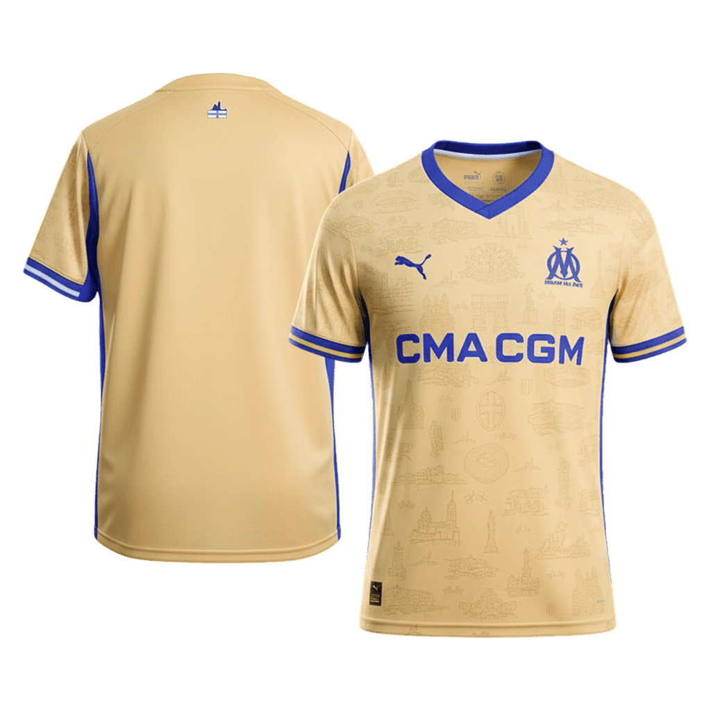Camiseta de fútbol visitante del Marsella 2025/26 (cuarta equipación)