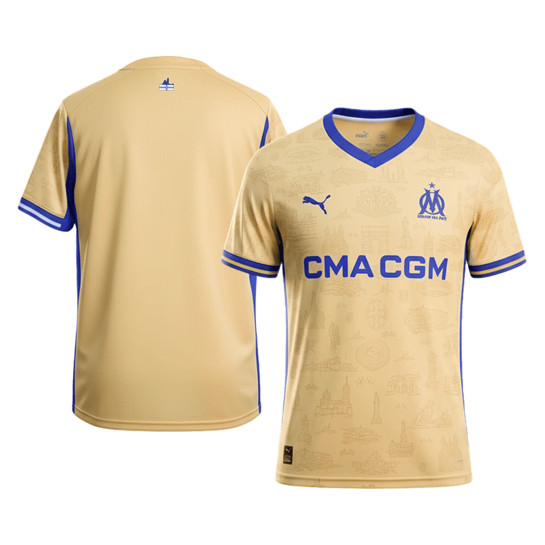 Camiseta de fútbol visitante del Marsella 2025/26 (cuarta equipación)