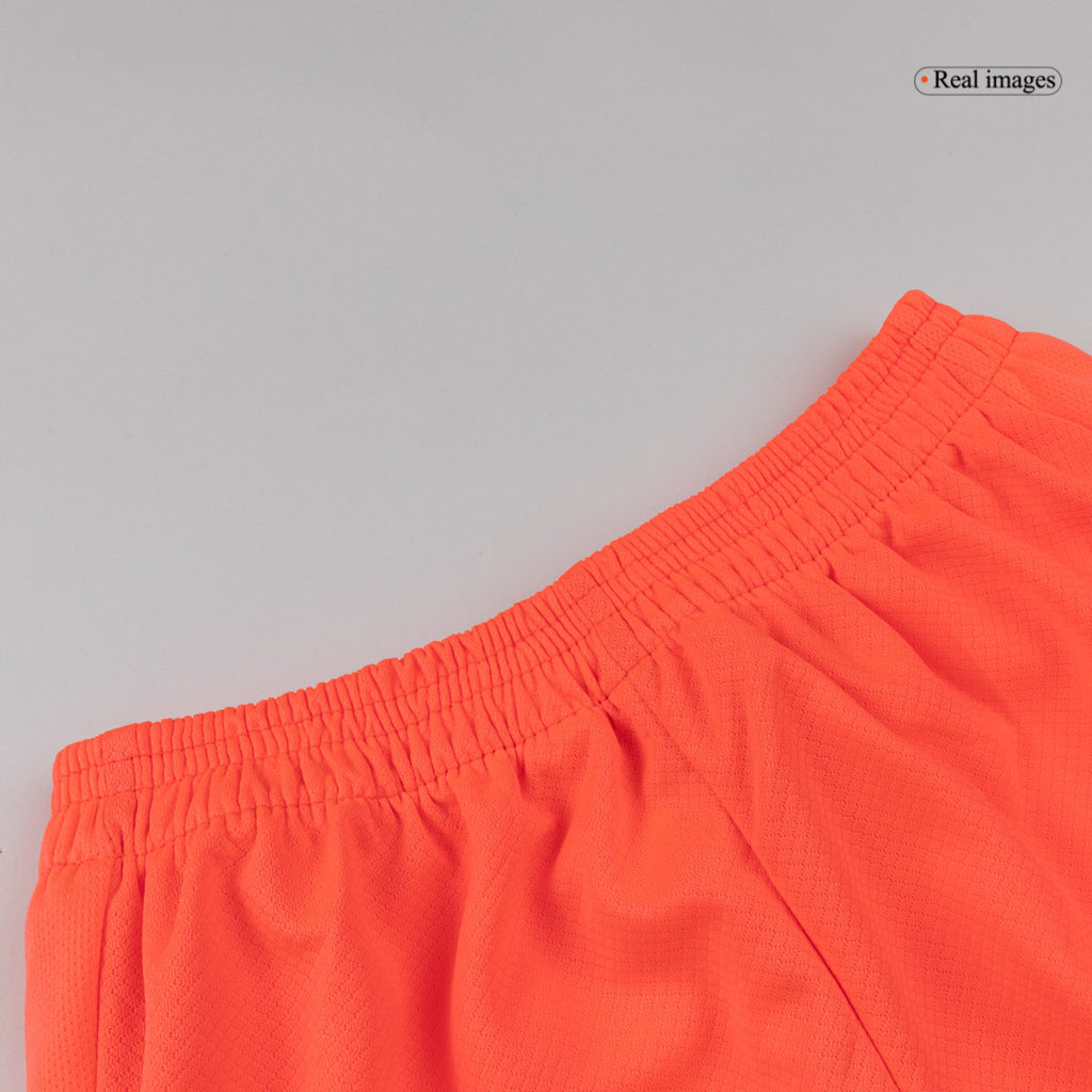 Maillot extérieur troisième du FC Barcelone pour enfant, saison 25/26, orange