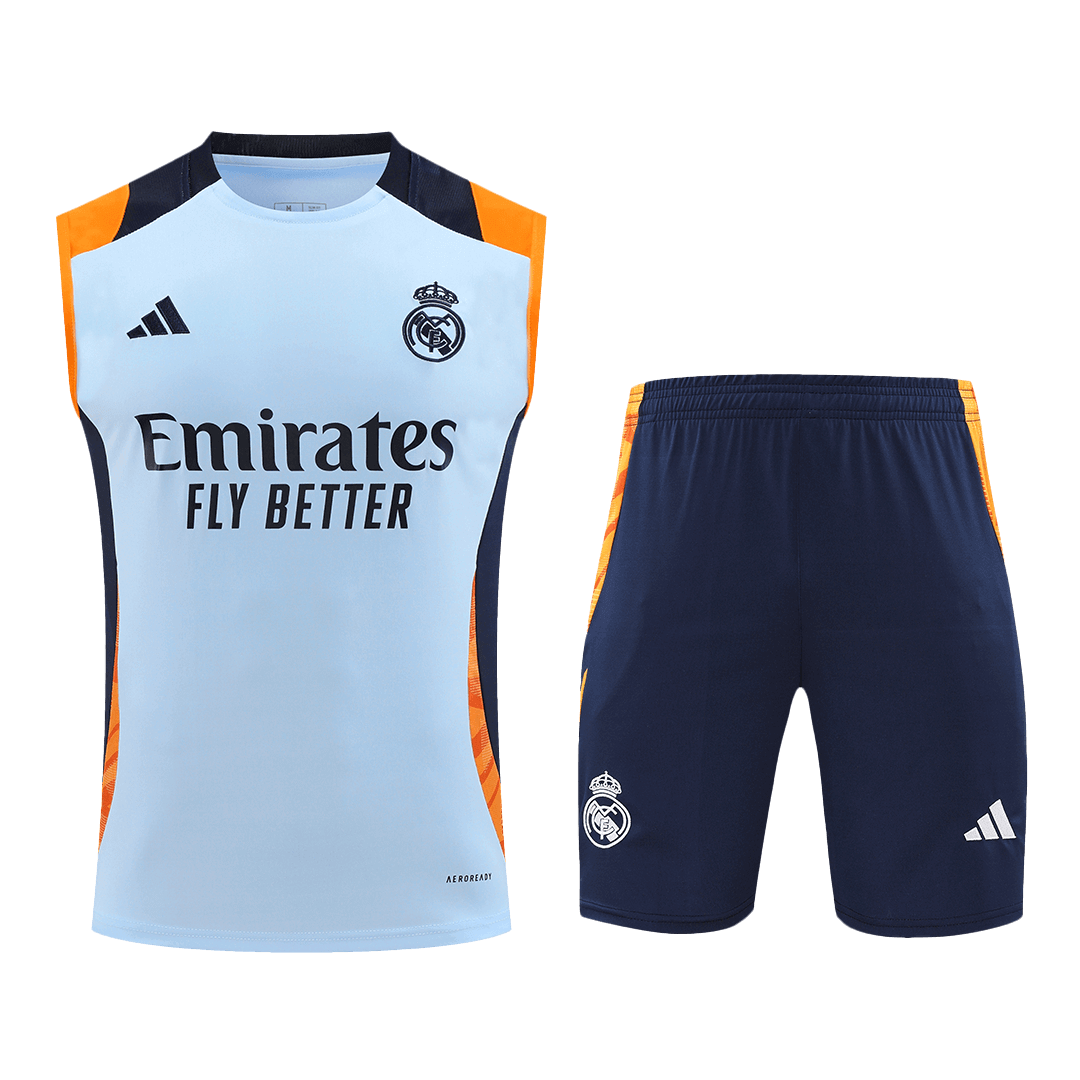 Real Madrid Pre-Match Jersey Kit 2024/25 (Jersey+Shorts) - Football Shirt | SmartJerseys | Official Quality