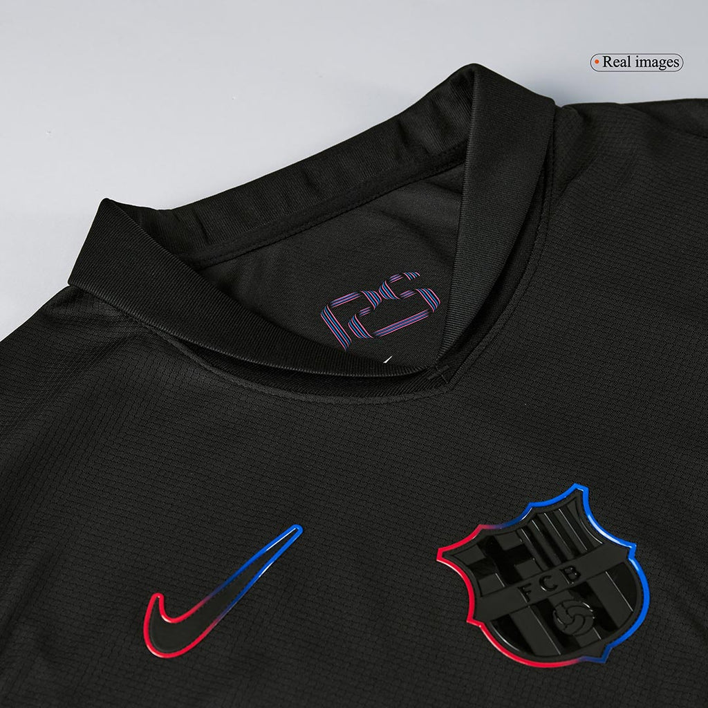 Camiseta de visitante del Barcelona 2024/25 (camiseta y pantalón corto) - Logotipo de Spotify sin texto