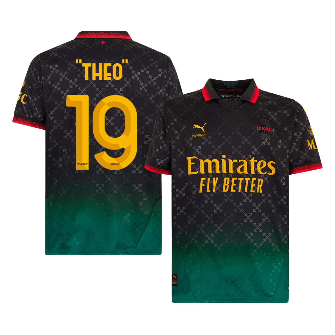 AC Milan "THEO" #19 Fourth Away Soccer Jersey 2024/25 - Football Shirt | SmartJerseys | Official Quality