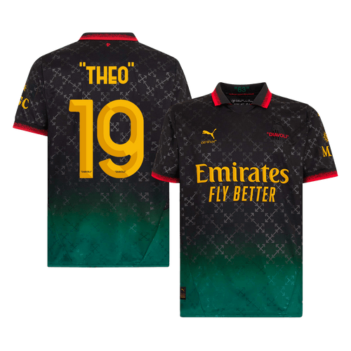 AC Milan "THEO" #19 Fourth Away Soccer Jersey 2024/25 - Football Shirt | SmartJerseys | Official Quality