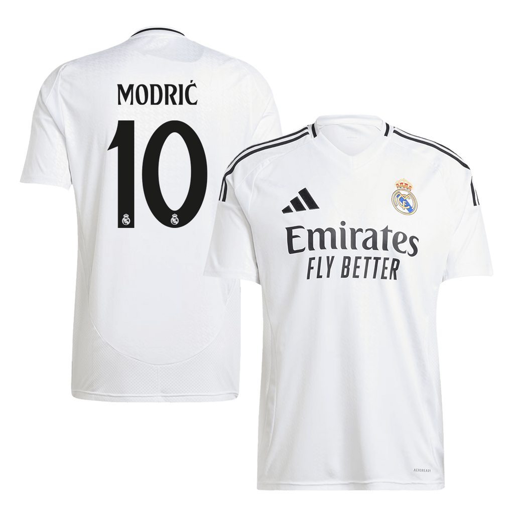 Real Madrid MODRIĆ #10 Home Jersey 2024/25 - Football Shirt | SmartJerseys | Official Quality