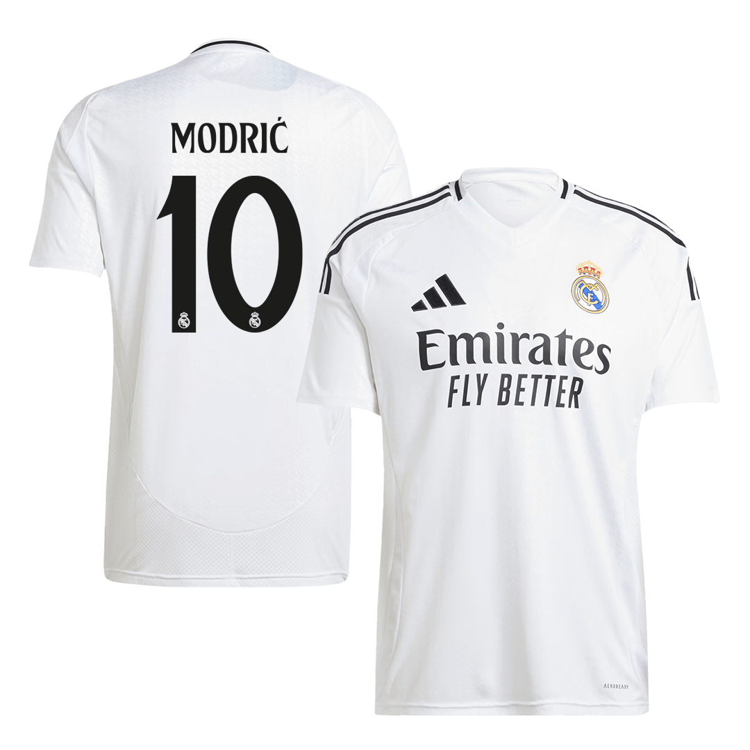 Real Madrid MODRIĆ #10 Home Jersey 2024/25 - Football Shirt | SmartJerseys | Official Quality