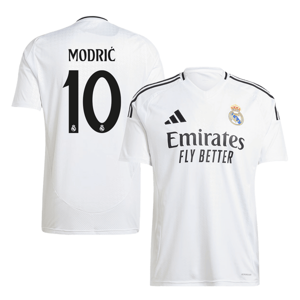 Real Madrid MODRIĆ #10 Home Jersey 2024/25 - Football Shirt | SmartJerseys | Official Quality