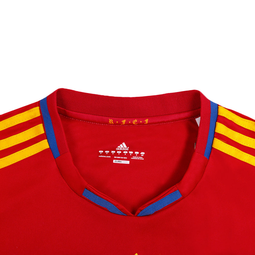 Spain Home Soccer Jersey Retro 2010