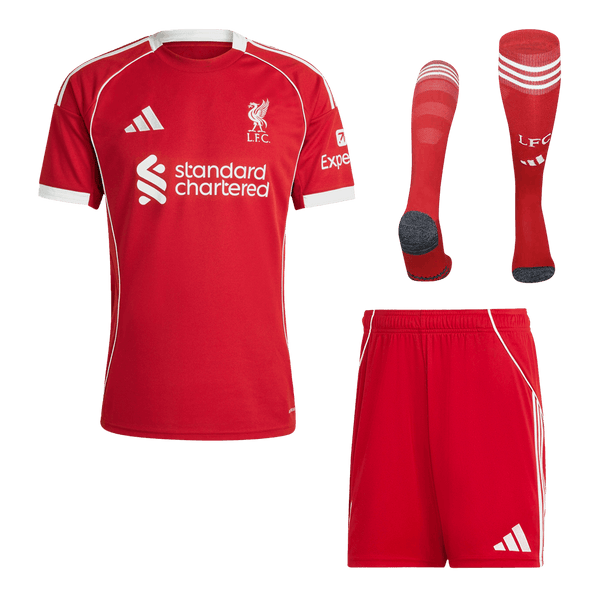 2025/26 Liverpool Home Soccer Jersey Kit - Football Shirt | SmartJerseys | Official Quality