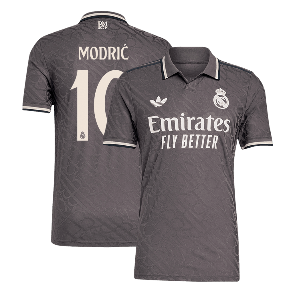 Real Madrid MODRIĆ #10 Third Away Soccer Jersey Authentic 2024/25 - Football Shirt | SmartJerseys | Official Quality