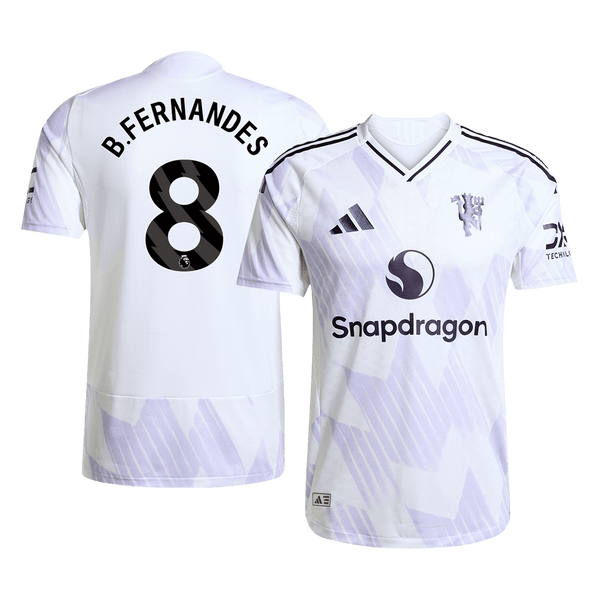 Manchester United B.FERNANDES #8 Away Soccer Jersey Authentic 2025/26 - Football Shirt | SmartJerseys | Official Quality