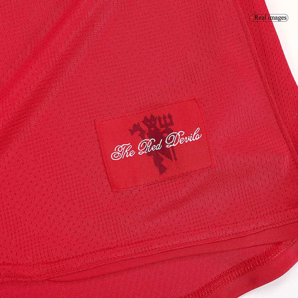 Camiseta retro de local del Manchester United 2007/08 - Manga larga - Final de la UCL