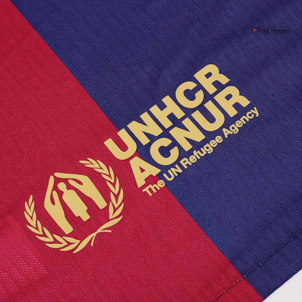 Camiseta local auténtica del Barcelona LAMINE YAMAL #19 2024/25 - Edición UCL
