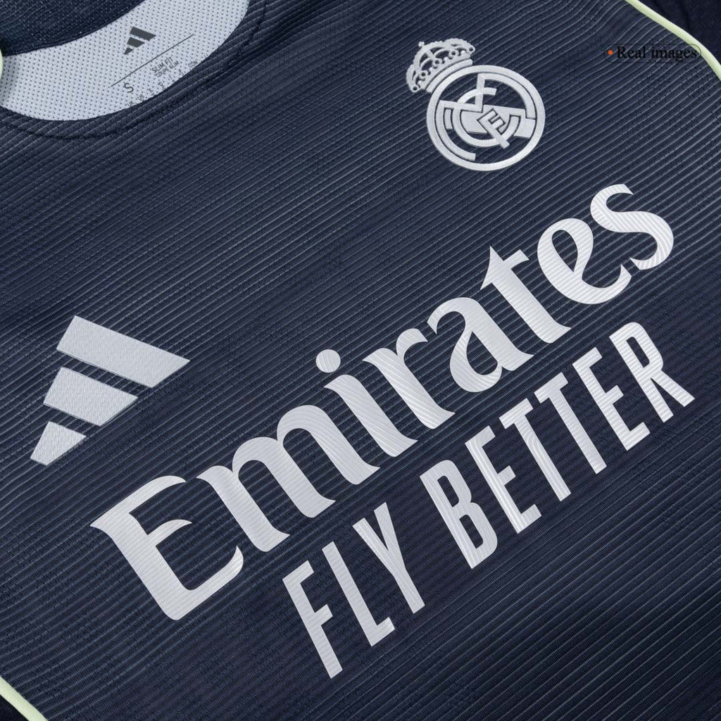 Real Madrid Away Soccer Jersey Kit Authentic 2025/26 (Jersey+Shorts)