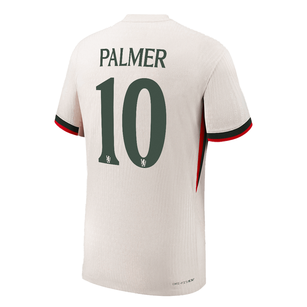 Maillot de football authentique Chelsea PALMER n°10 extérieur 2025/26 - Édition Ligue des Champions