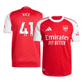 Arsenal RICE #41 Home Soccer Jersey Authentic 2025/26 - Football Shirt | SmartJerseys | Official Quality