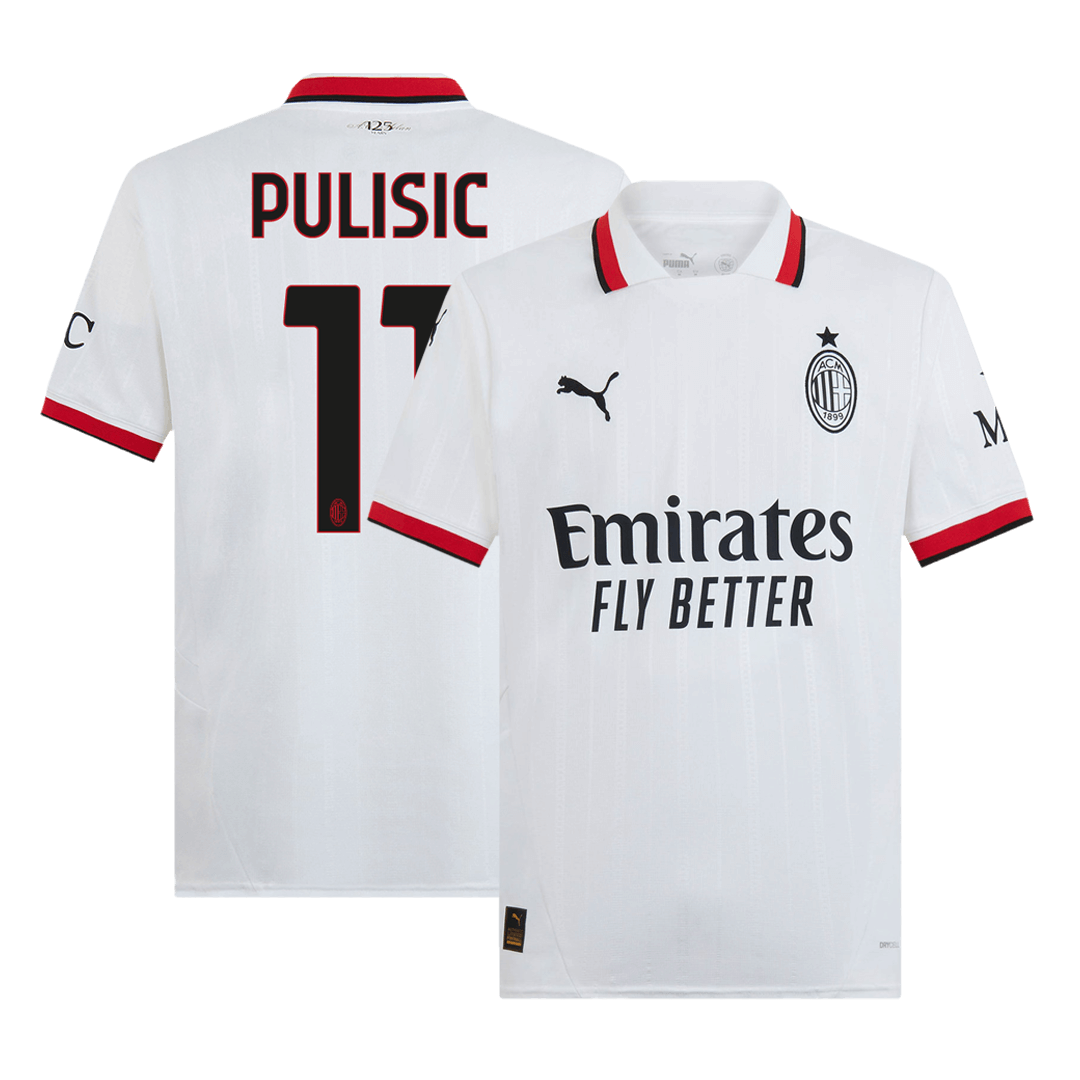 AC Milan PULISIC #11 Away Jersey 2024/25 - Football Shirt | SmartJerseys | Official Quality
