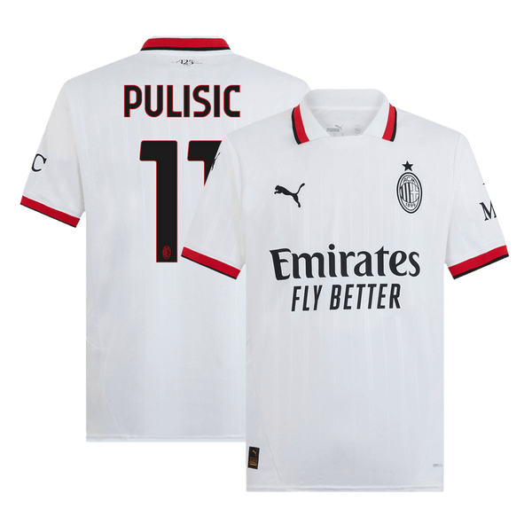 AC Milan PULISIC #11 Away Jersey 2024/25 - Football Shirt | SmartJerseys | Official Quality