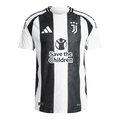 Juventus Home Soccer Jersey Authentic 2024/25- Save The Children Sponsor - Football Shirt | SmartJerseys | Official Quality