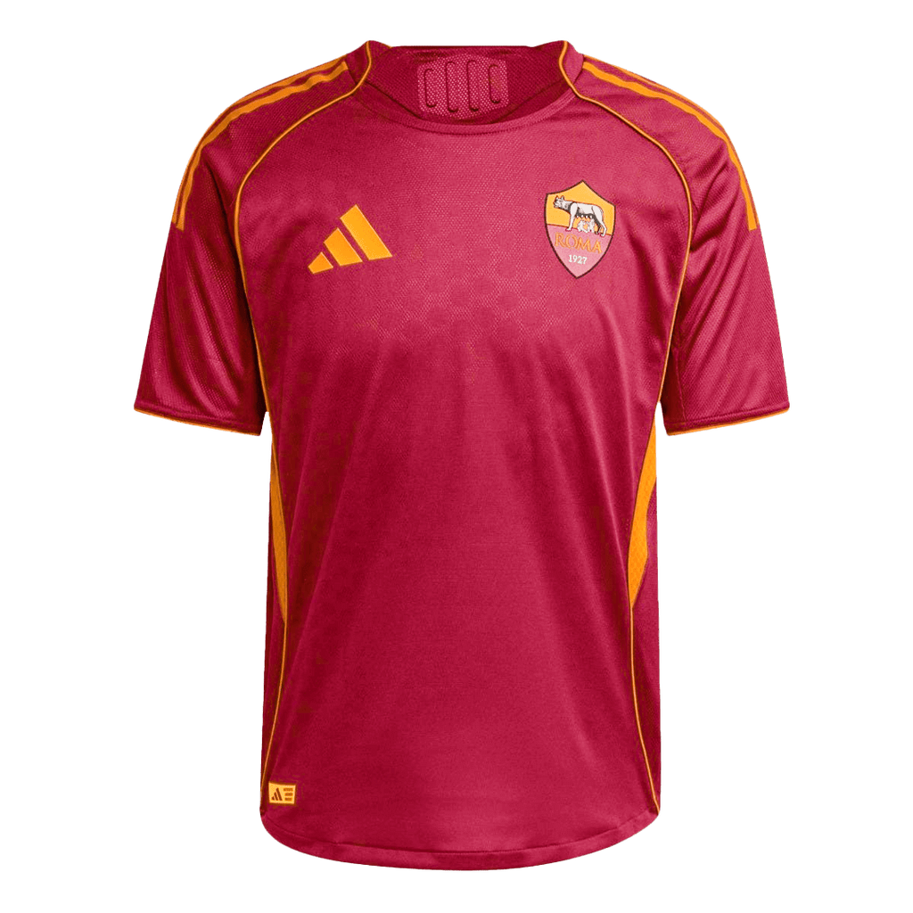 Authentic 25/26 Roma Home Soccer Jersey Red - Football Shirt | SmartJerseys | Official Quality