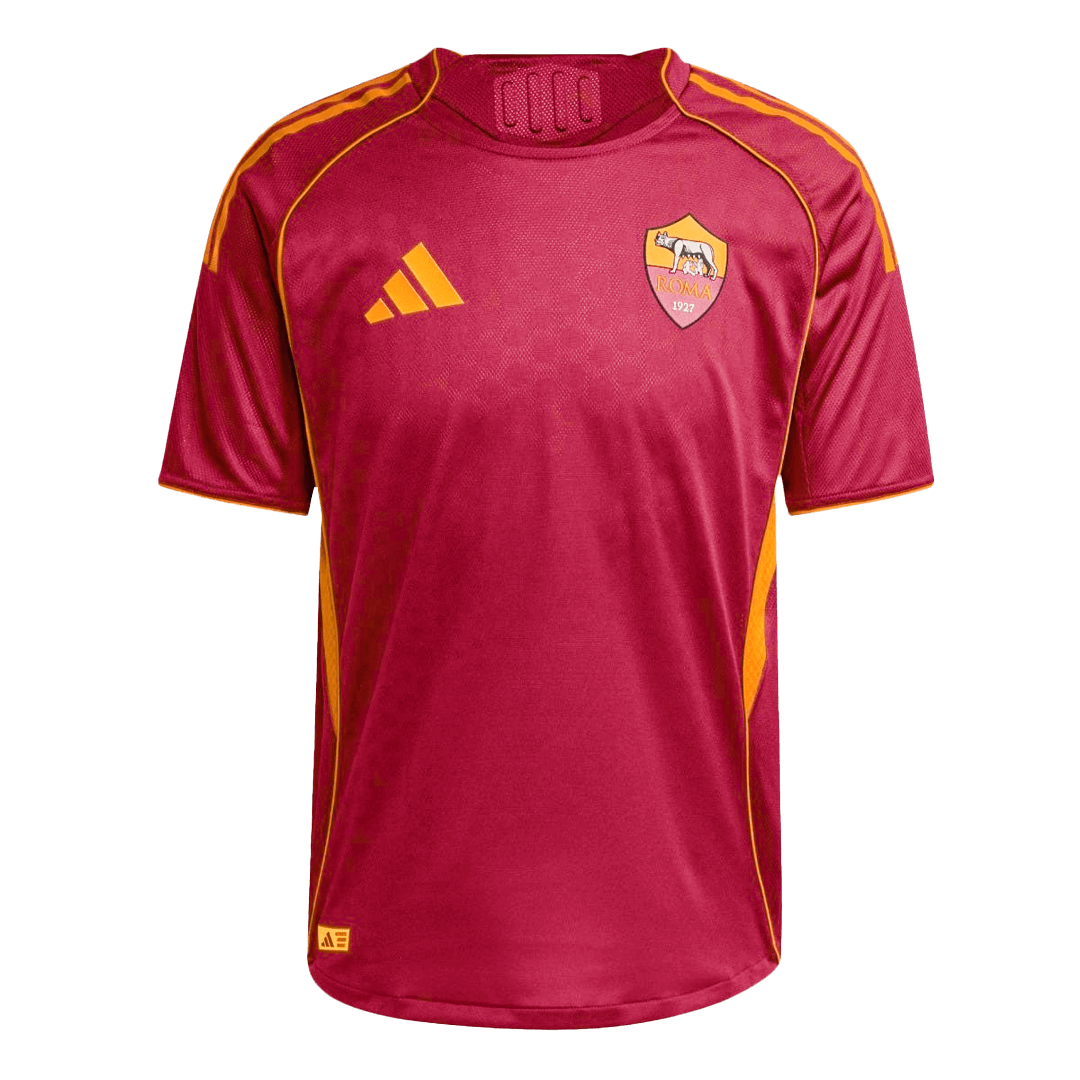Authentic 25/26 Roma Home Soccer Jersey Red - Football Shirt | SmartJerseys | Official Quality