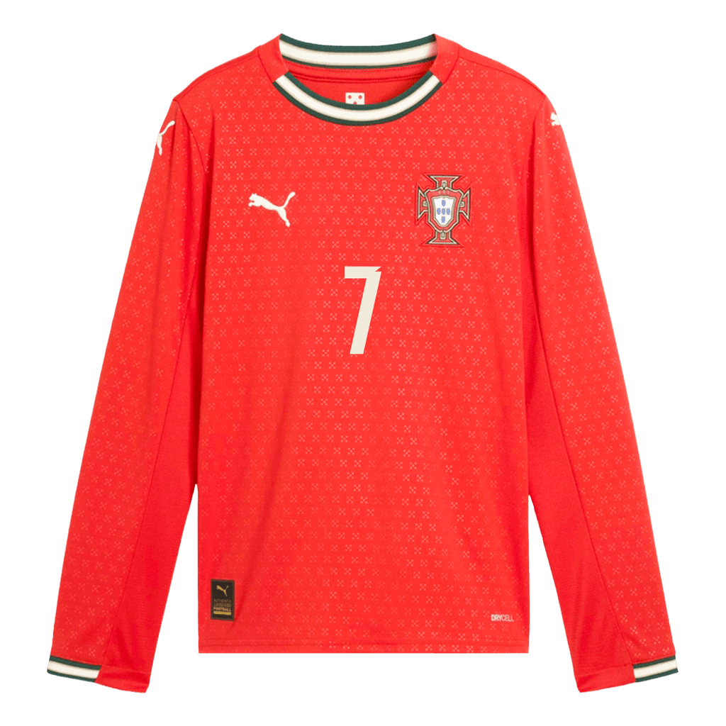 Portugal RONALDO #7 Home Soccer Jersey 2025