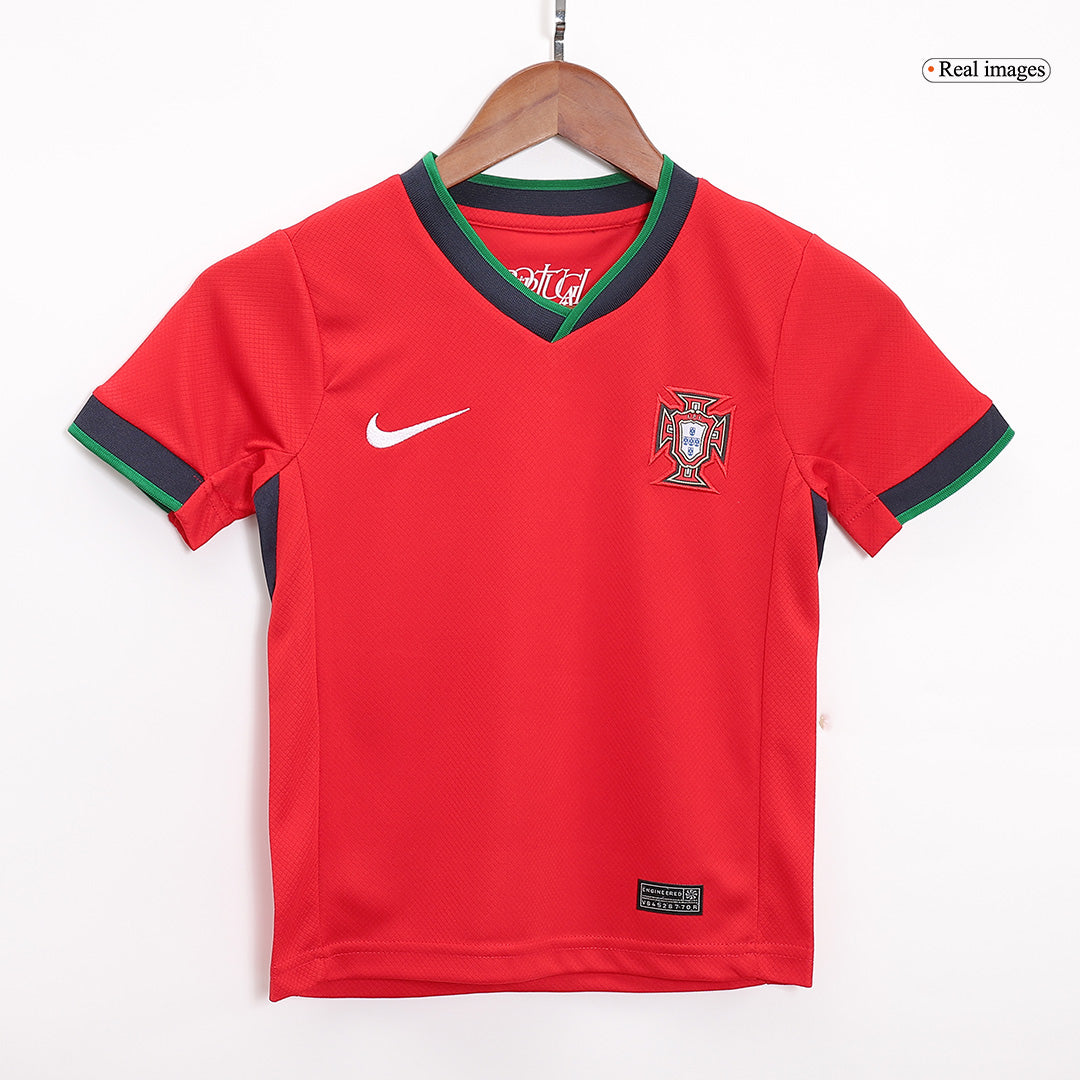 Maillot domicile du Portugal pour enfants (maillot + short) EURO 2024 
