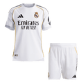 Real Madrid Home Soccer Jersey Kit Authentic 2025/26 (Jersey+Shorts) - Football Shirt | SmartJerseys | Official Quality