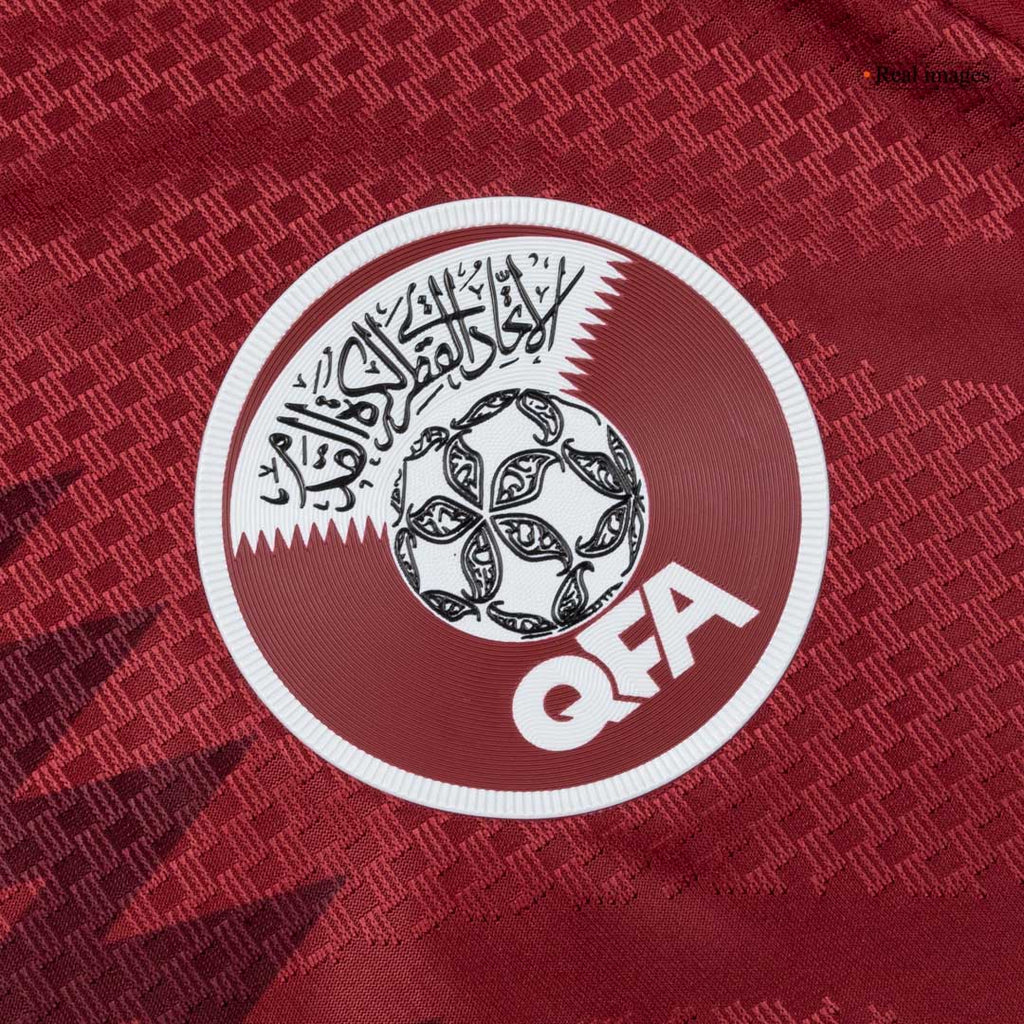 Qatar Home Soccer Jersey Authentic 2026