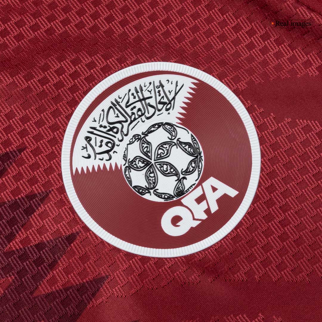 Qatar Home Soccer Jersey Authentic 2026
