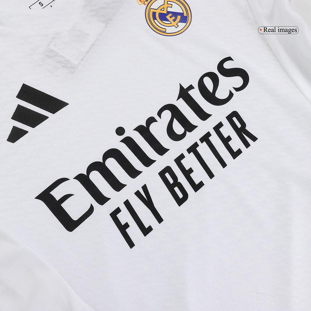Real Madrid Home Soccer Jersey Kit Authentic 2024/25 (Jersey+Shorts)