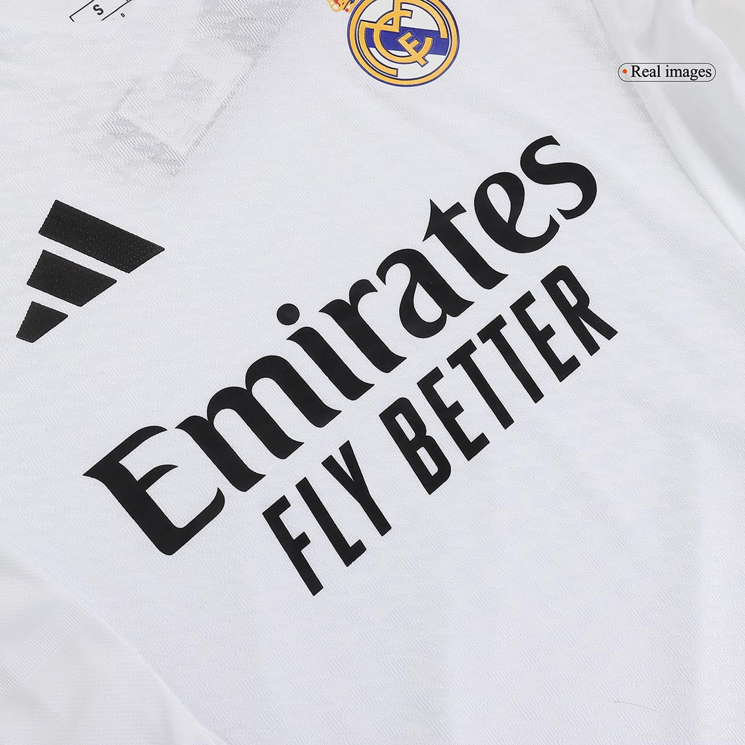 Real Madrid Home Soccer Jersey Kit Authentic 2024/25 (Jersey+Shorts)