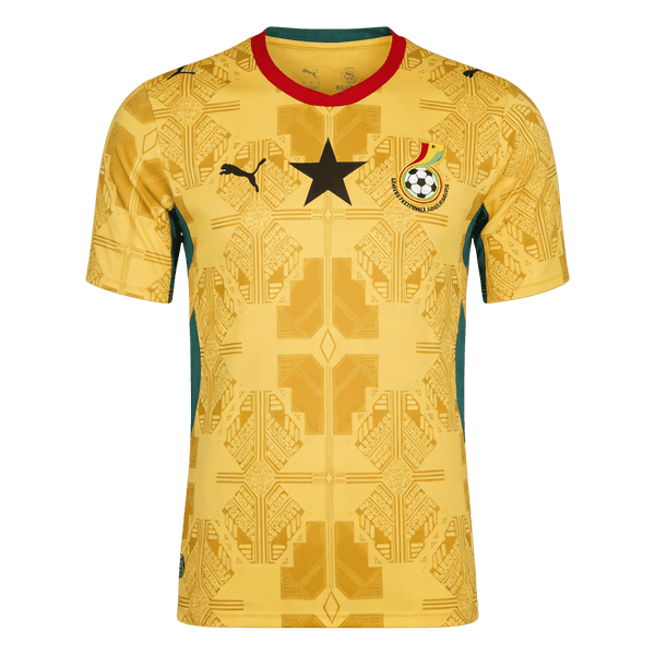 Ghana Away Soccer Jersey World Cup 2026 Yellow