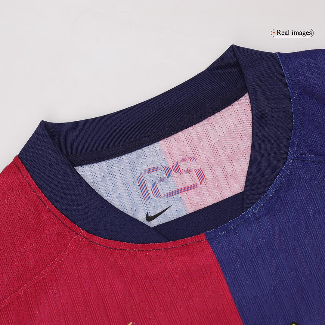 Camiseta de fútbol local auténtica del Barcelona COLDPLAY #10 2024/25