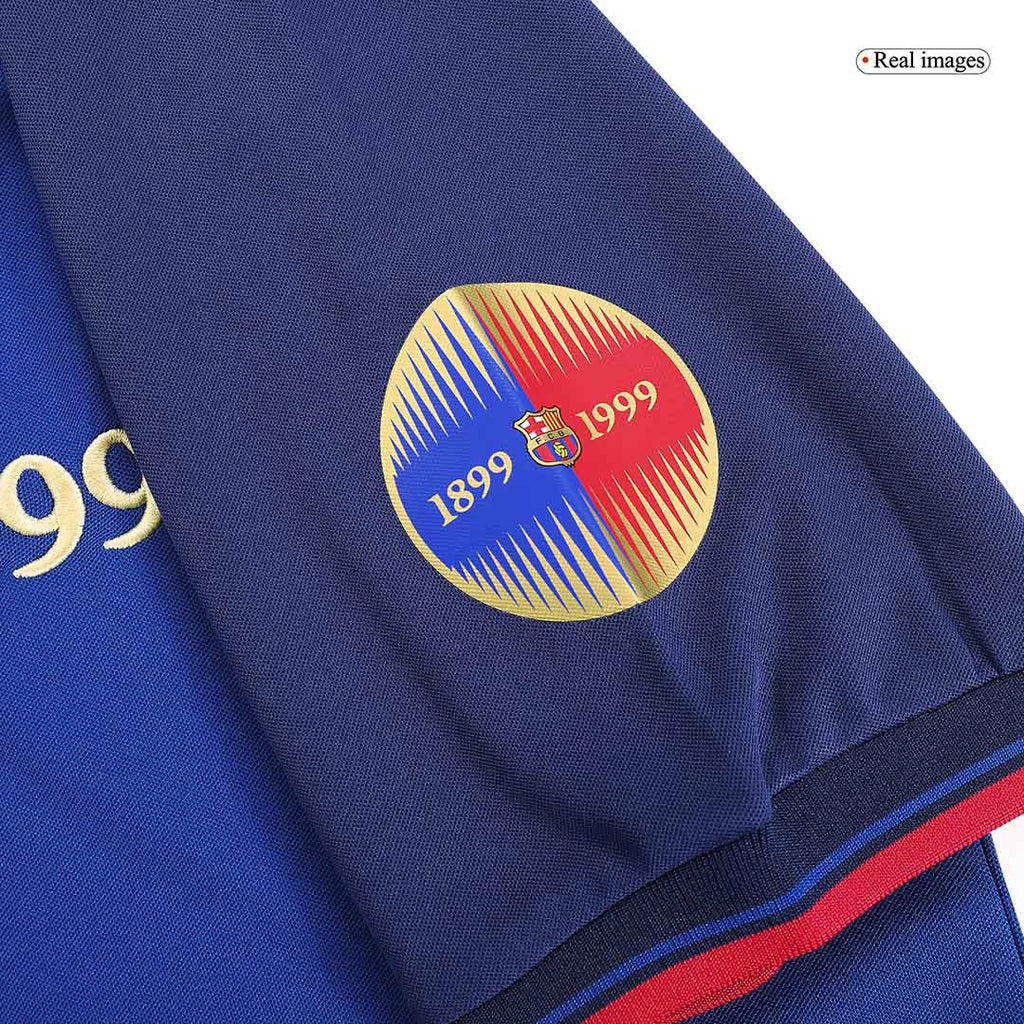 Barcelona GUARDIOLA #4 Home Soccer Jersey Retro 1999/00 - 100th Anniversary