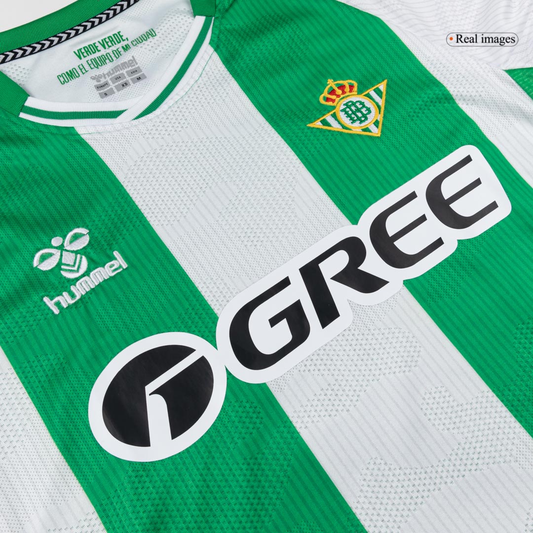 Camiseta de fútbol local de manga larga del Real Betis 2025/26