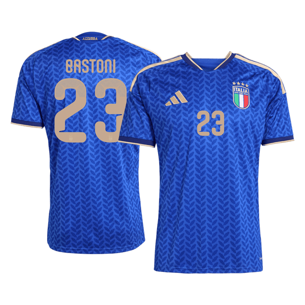BASTONI #23 Italy Home Soccer Jersey World Cup 2026 Blue - Football Shirt | SmartJerseys | Official Quality