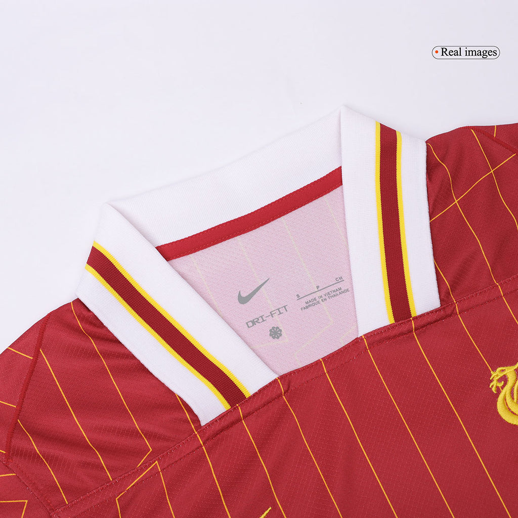 Liverpool VIRGIL #4 Home Soccer Jersey 2024/25 - UCL Edition