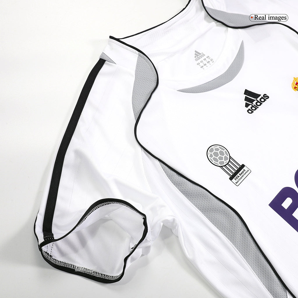 Real Madrid BECKHAM #23 Home Soccer Jersey Retro 2006/07