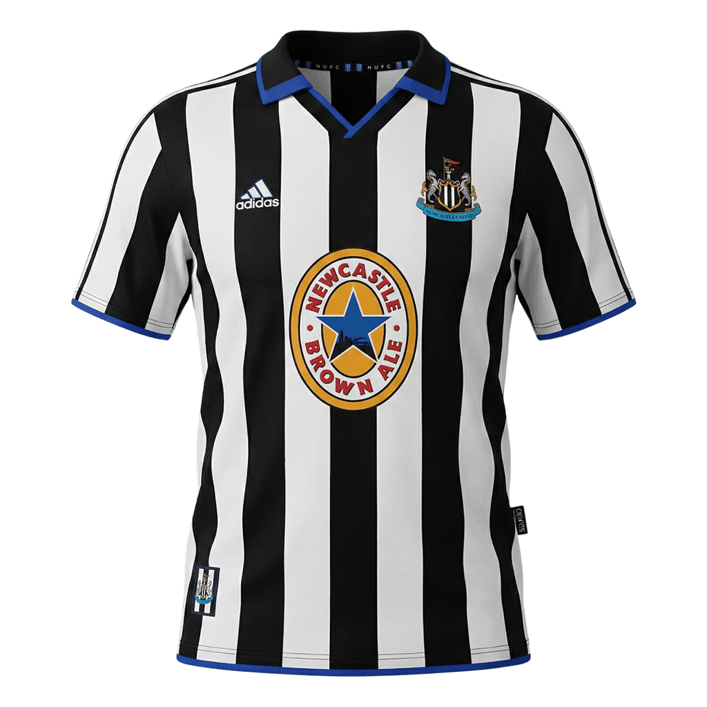 Newcastle United Home Soccer Jersey Retro 1999/00