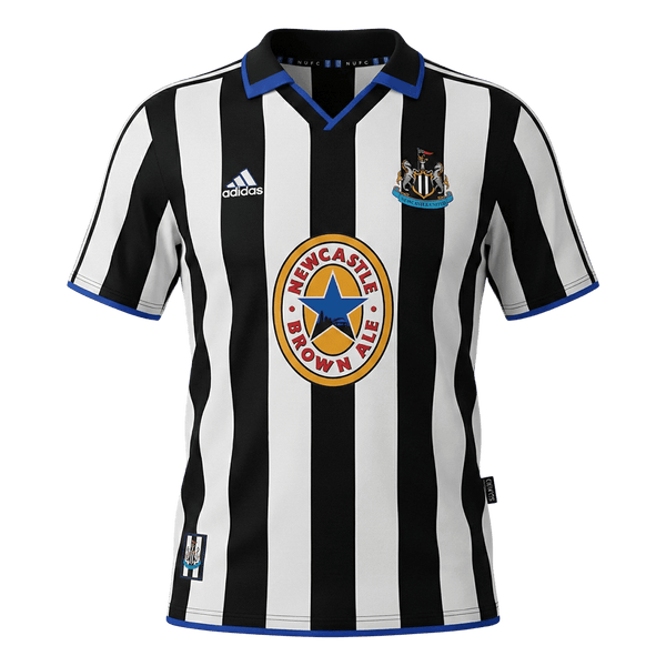 Newcastle United Home Soccer Jersey Retro 1999/00