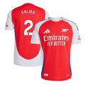 Arsenal SALIBA #2 Home Jersey Authentic 2024/25 - Football Shirt | SmartJerseys | Official Quality