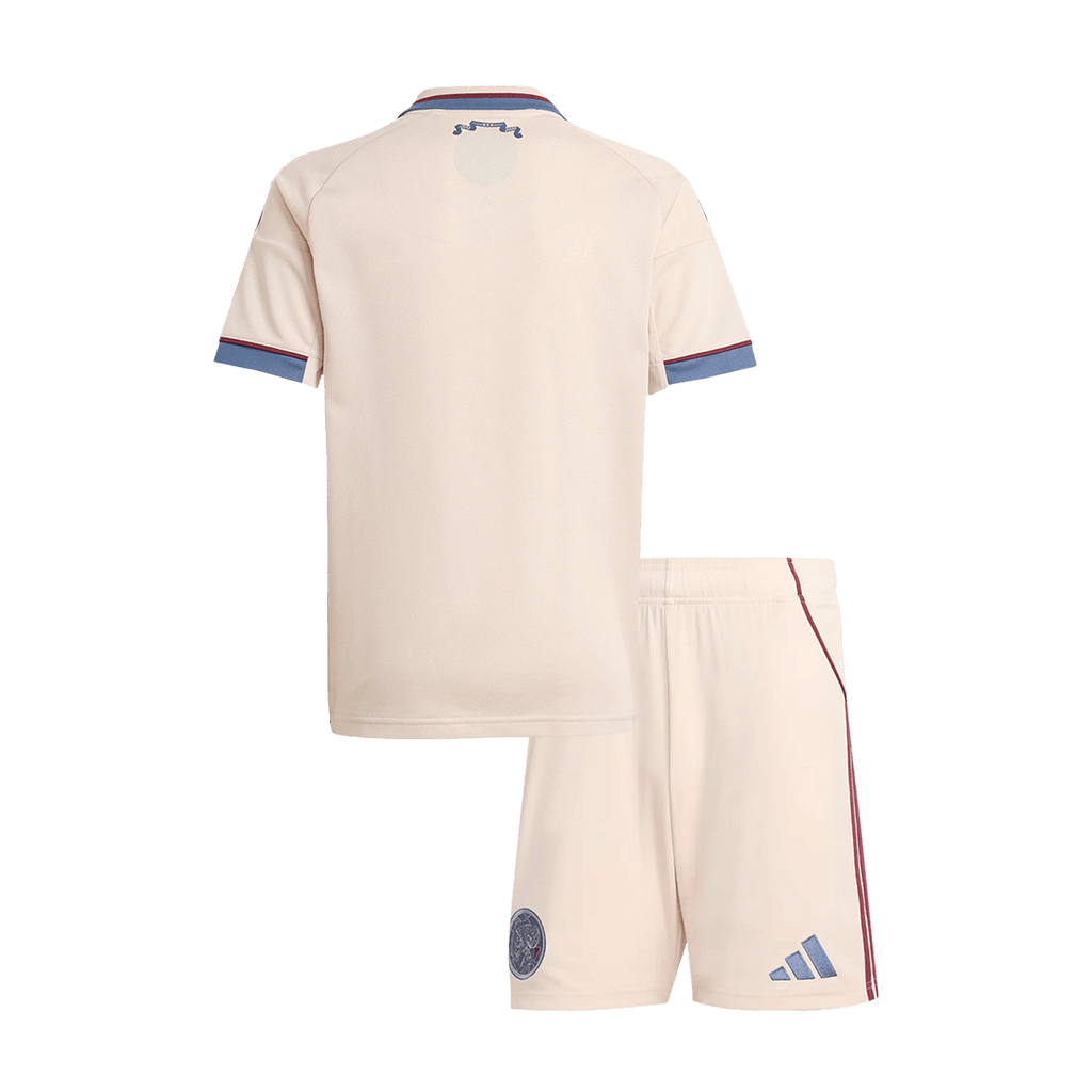 Camiseta de fútbol visitante del Ajax para niños, 25/26, color blanco