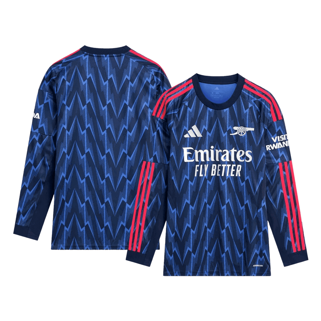 Camiseta de fútbol visitante de manga larga del Arsenal 2025/26